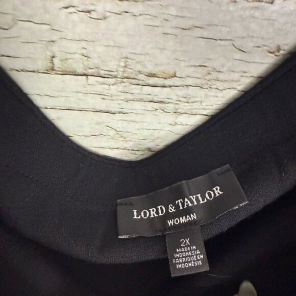 Lord and Taylor skirt swing black size 2x - Picture 4 of 6